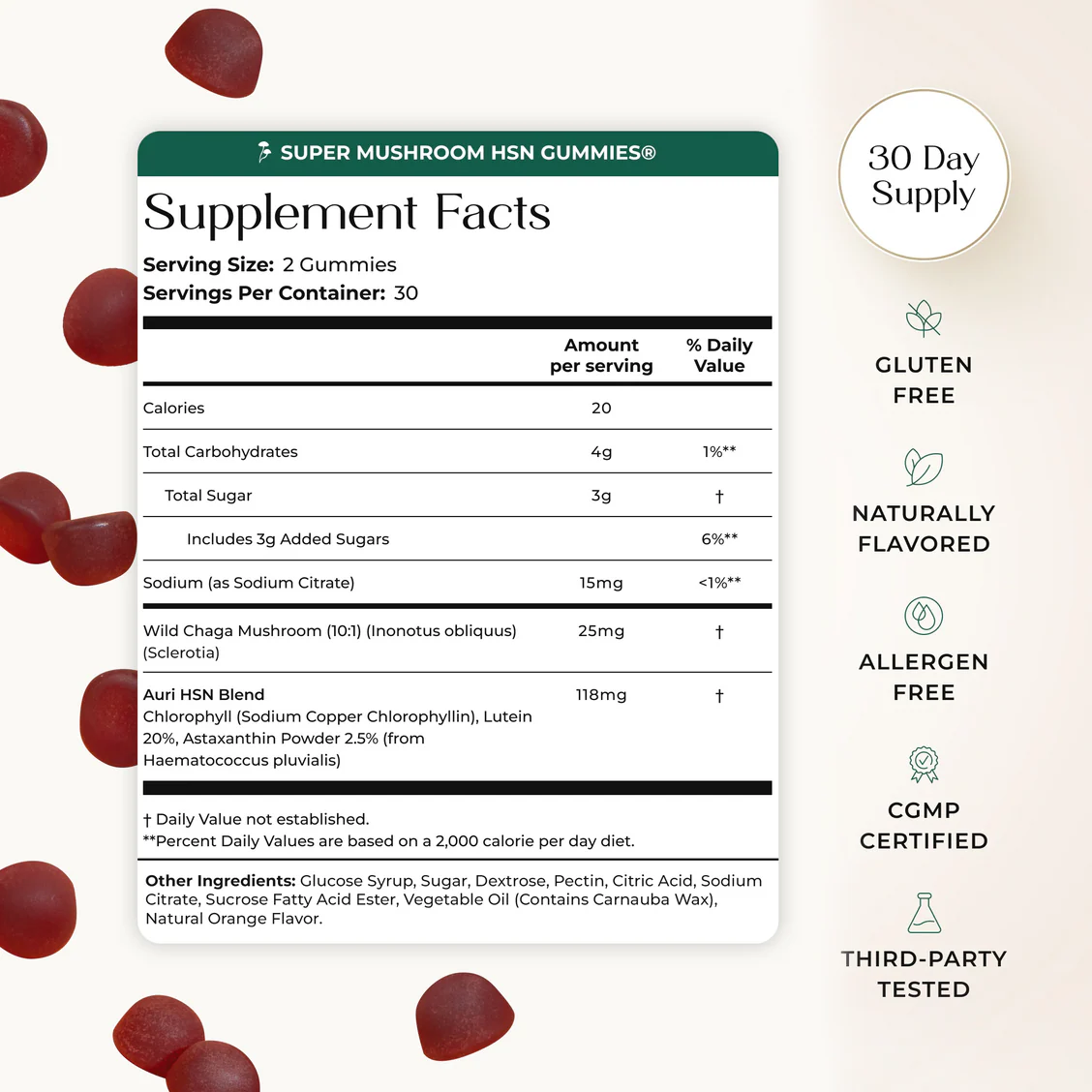 Super Mushroom HSN Gummies®